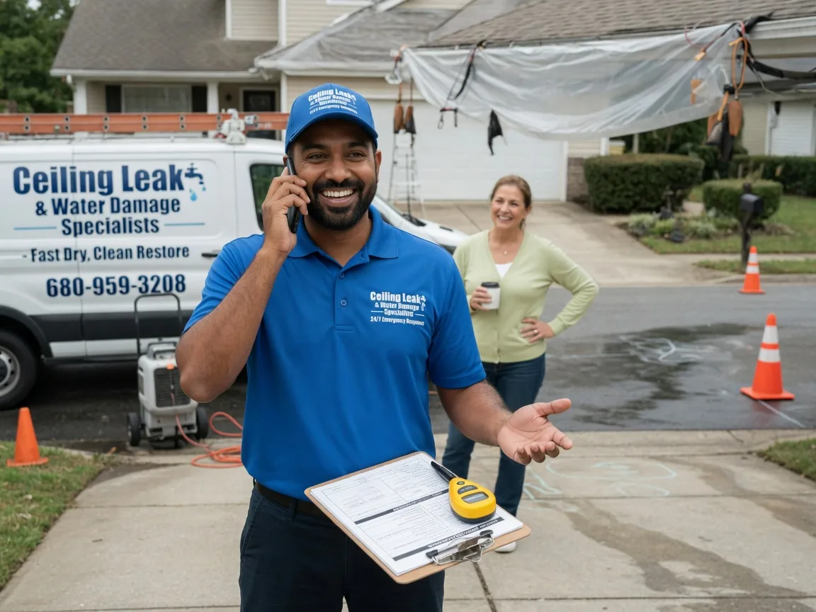 Ceiling Leak Cleanup Blachly, OR FAQs